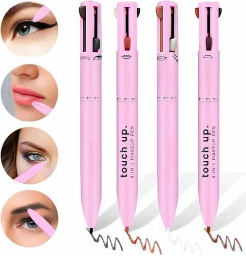 Touch Up 4-in-1 Makeup Pen – Multi-Use Eyeliner, Lip Liner, Brow & Highlighter Pen