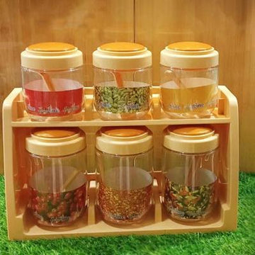 spices jar 6 in 1